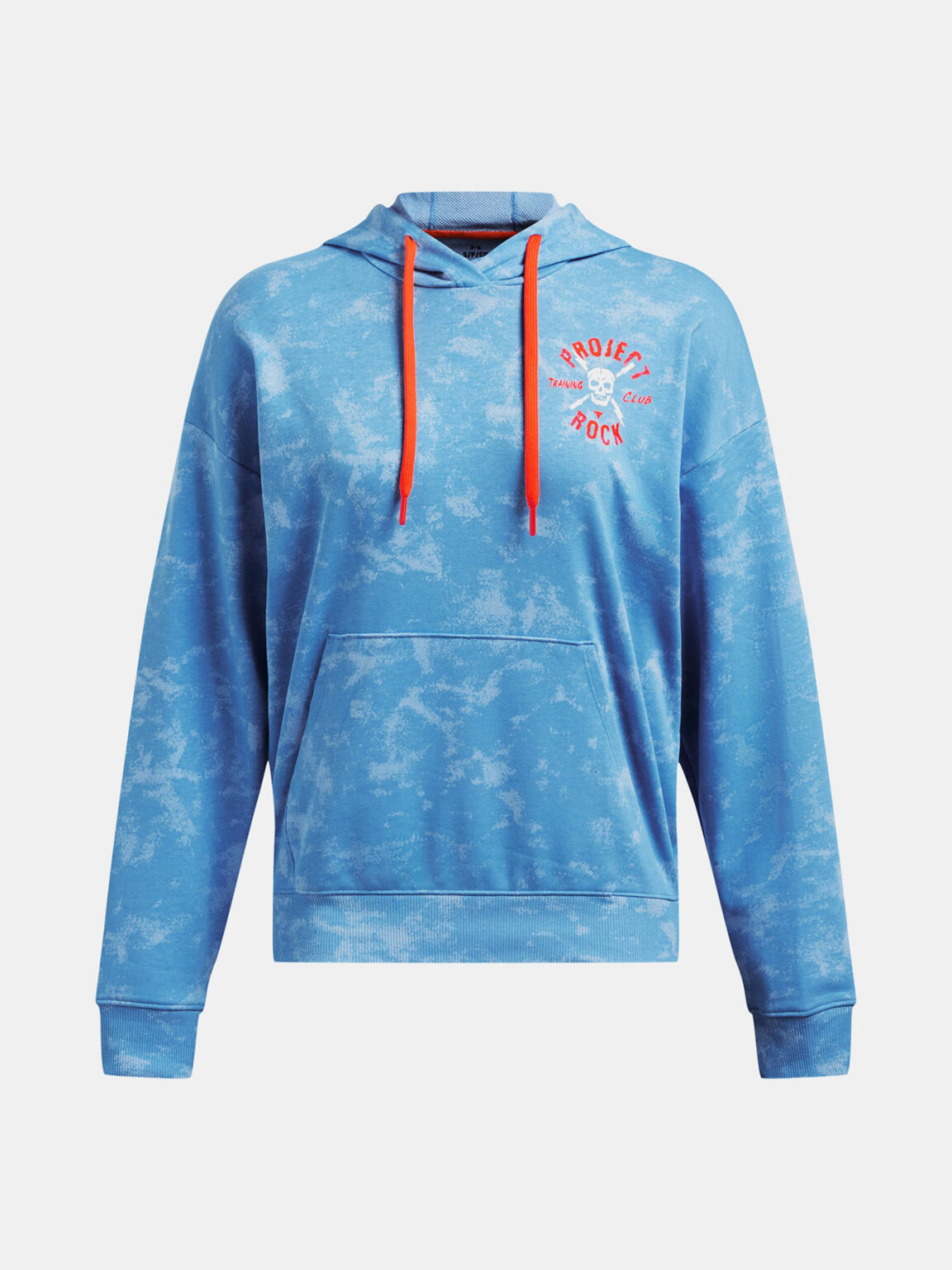 Under Armour Project Rock Terry Underground Hoodie Blue Women's Patterned Hoodie