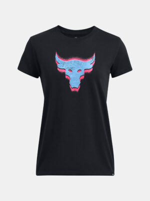 Under Armour Project Rock W Underground Core Black Women's Sports T-Shirt