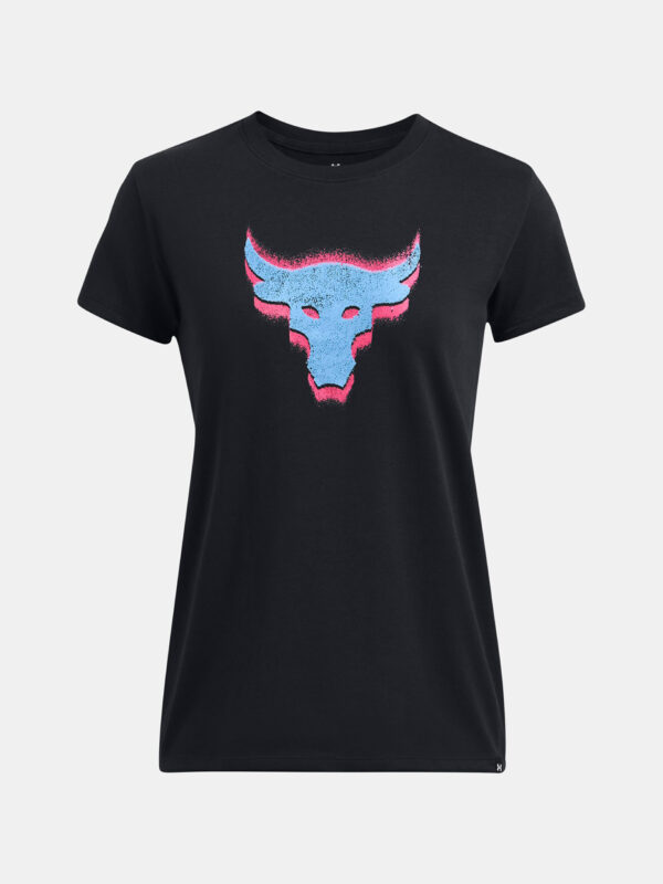 Under Armour Project Rock W Underground Core Black Women's Sports T-Shirt