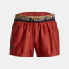 Under Armour Rock Red Girls' Sports Shorts