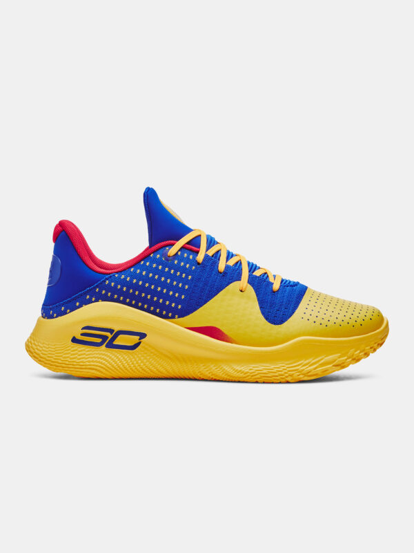 Under Armour Shoes CURRY 4 LOW FLOTRO-BLU - unisex
