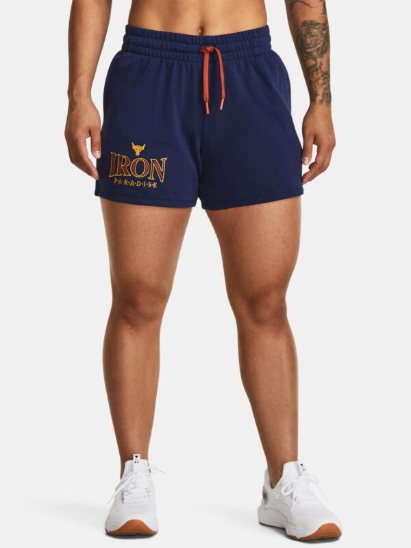 Under Armour Shorts Pjt Rck Everyday Terry Short-BLU - Women's