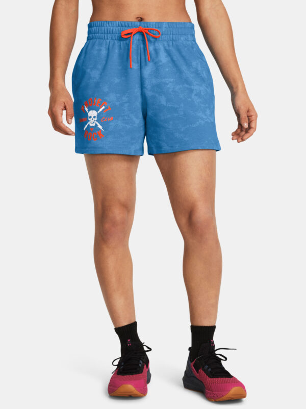 Under Armour Shorts Pjt Rck Undrgrnd Terry Shorts-BLU - Women's