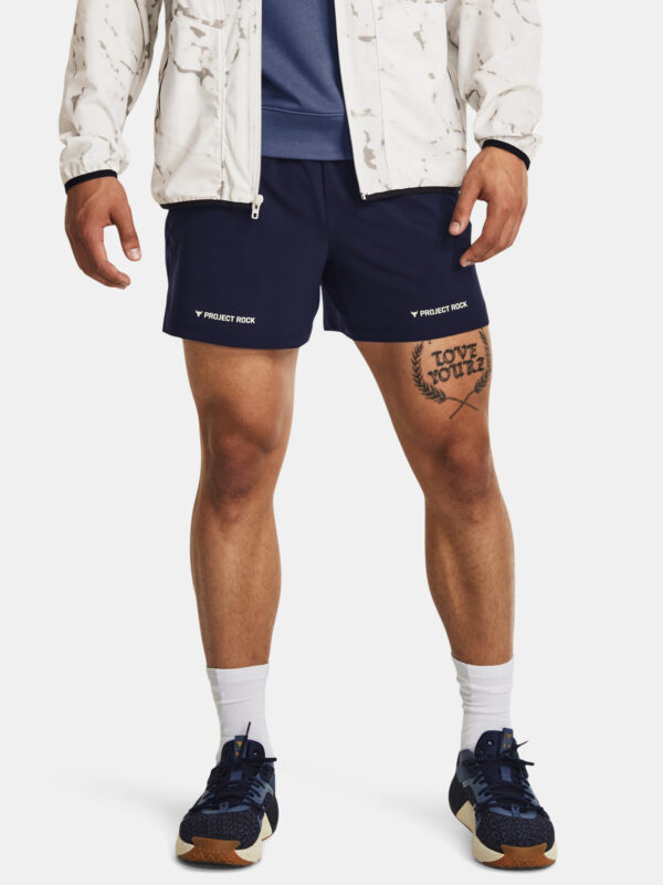 Under Armour Shorts Pjt Rock 5in Woven Short-BLU - Men's