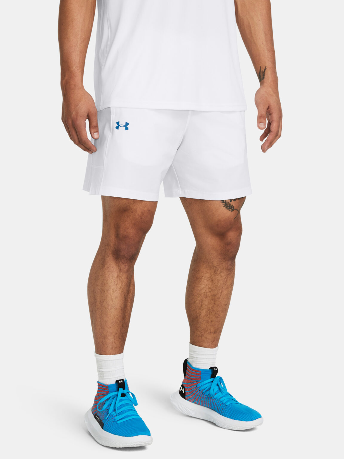 Under Armour Shorts UA Baseline Woven Short-WHT - Men