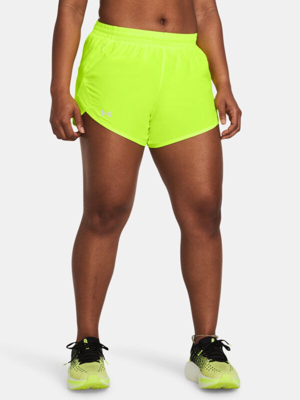 Under Armour Shorts UA Fly By 3'' Shorts-GRN - Women
