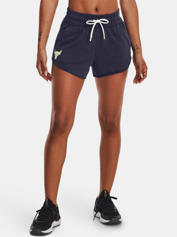 Under Armour Shorts UA Pjt Rck Dsrpt Terry Short-GRY - Women's