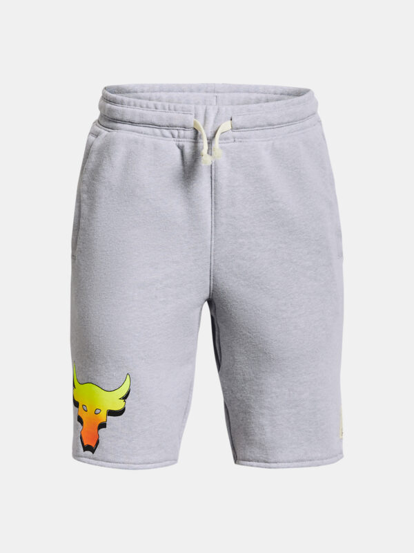 Under Armour Shorts UA Project Rock Terry Shorts-GRY - Boys