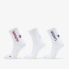 Under Armour Socks 3-Pack White/ White/ Midnight Navy L-alacsony-ár