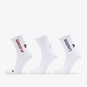 Under Armour Socks 3-Pack White/ White/ Midnight Navy L-alacsony-ár