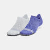 Under Armour Socks UA Breathe 2 No Show Tab 2PK-PPL - Women