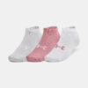 Under Armour Socks UA Essential Low Cut 3pk-PNK - Unisex