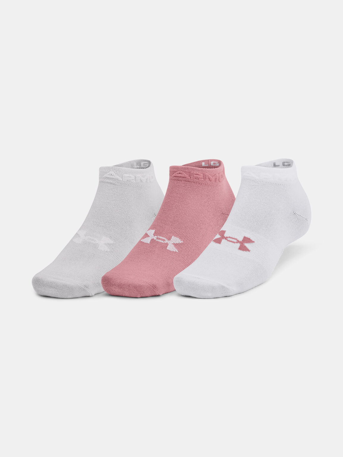 Under Armour Socks UA Essential Low Cut 3pk-PNK - Unisex