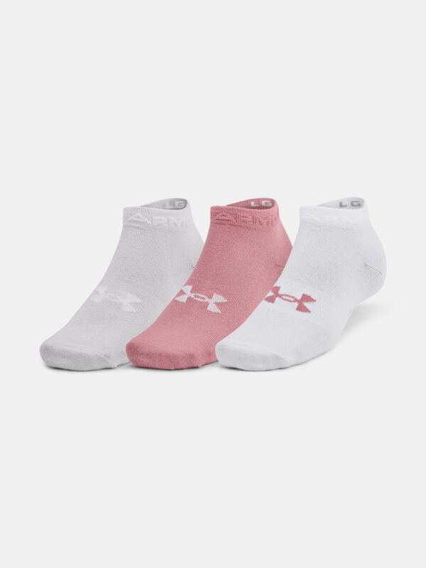 Under Armour Socks UA Essential Low Cut 3pk-PNK - Unisex