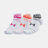 Under Armour Socks UA Essential Low Cut 3pk-WHT - unisex