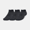Under Armour Socks UA Essential No Show 3pk-BLK - unisex