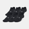Under Armour Socks UA Essential No Show 6pk-BLK - unisex