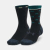 Under Armour Socks UA Perf Cotton Nov 2pk Mid-BLK - unisex