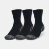 Under Armour Socks UA Performance Cotton 3p Mid-BLK - Unisex