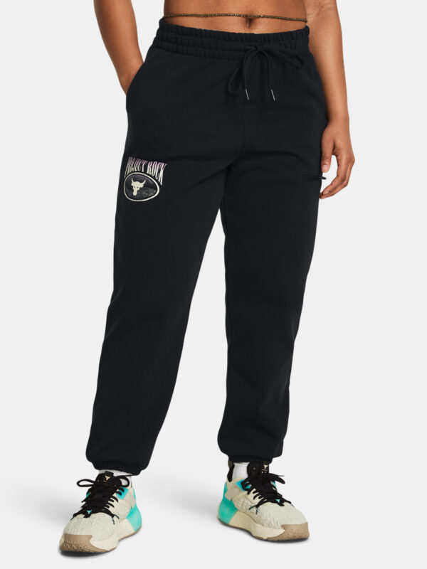Under Armour Sports Pants Pjt Rck Q1 HW Terry Pant-BLK - Women's