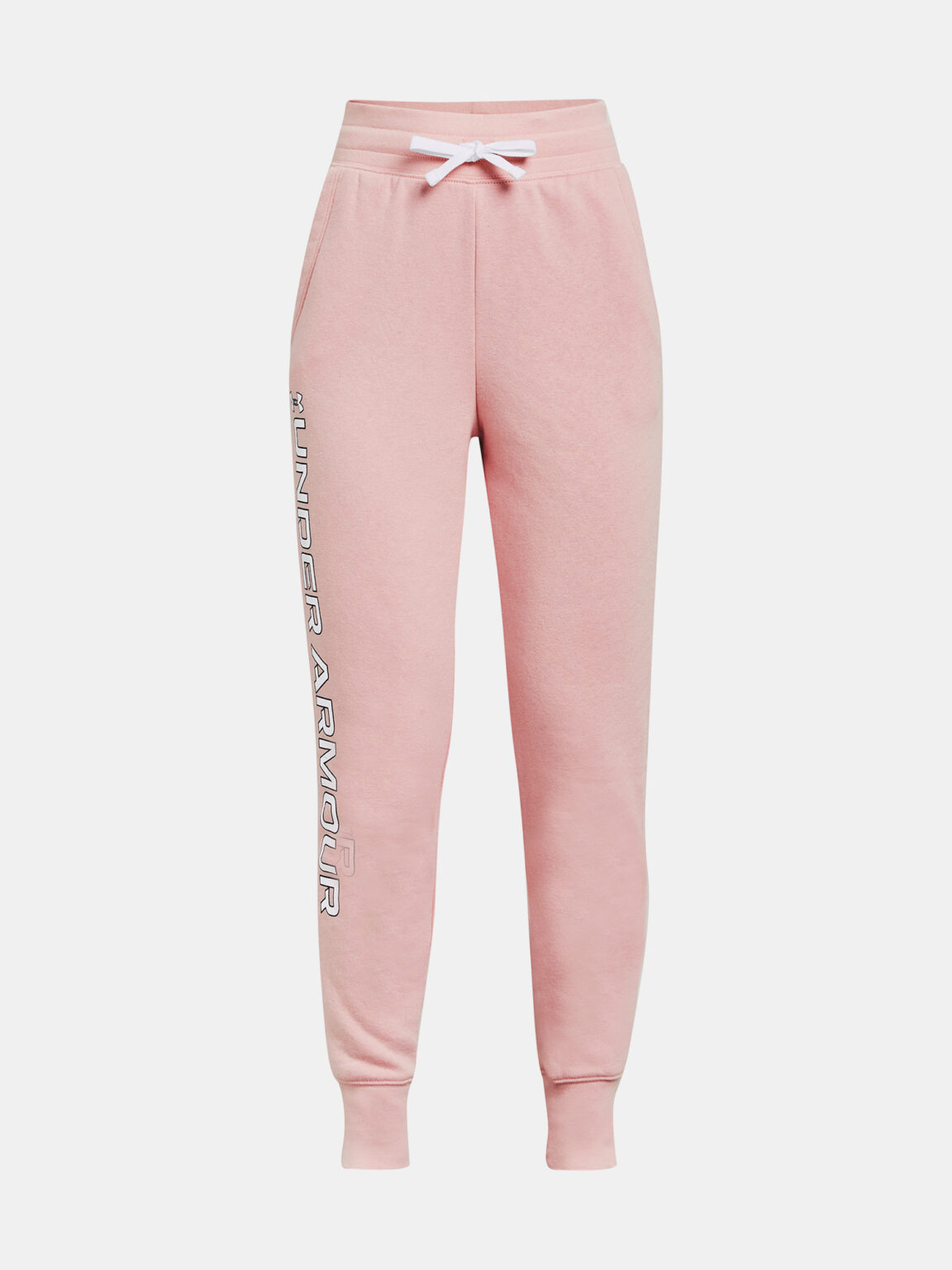 Under Armour Sweatpants Rival Fleece Joggers-PNK - Girls