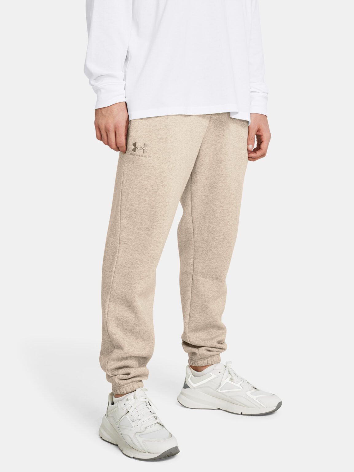 Under Armour Sweatpants UA Essential Fleece Jogger-BRN - Men