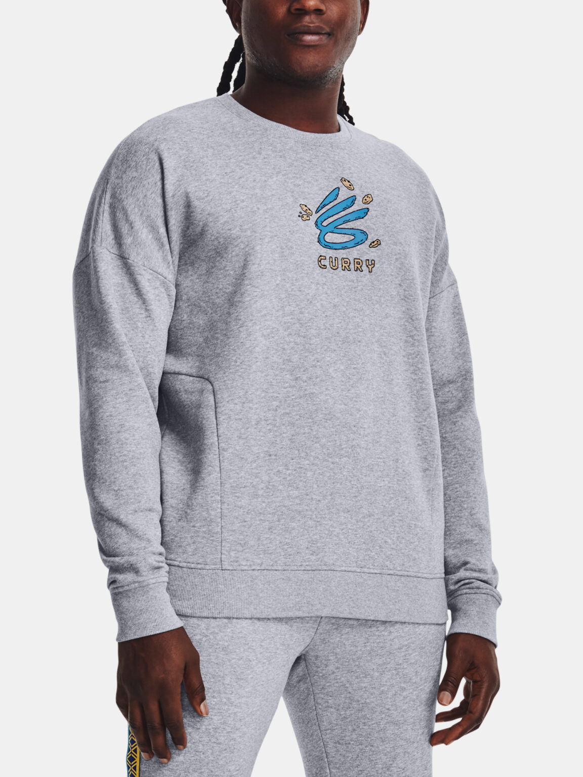 Under Armour Sweatshirt CURRY COOKIES CREW-GRY - Men's