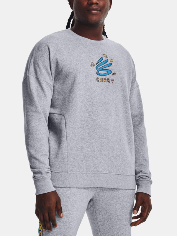 Under Armour Sweatshirt CURRY COOKIES CREW-GRY - Men's