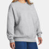 Under Armour Sweatshirt Essential Flc OS Crew-GRY - Women's