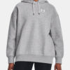 Under Armour Sweatshirt Essential Flc OS Hoodie-GRY - Women