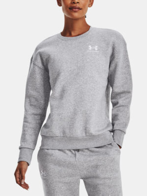 Under Armour Sweatshirt Essential Fleece Crew-GRY - Women Under Armour Sweatshirt Essential Fleece Crew-GRY - Women