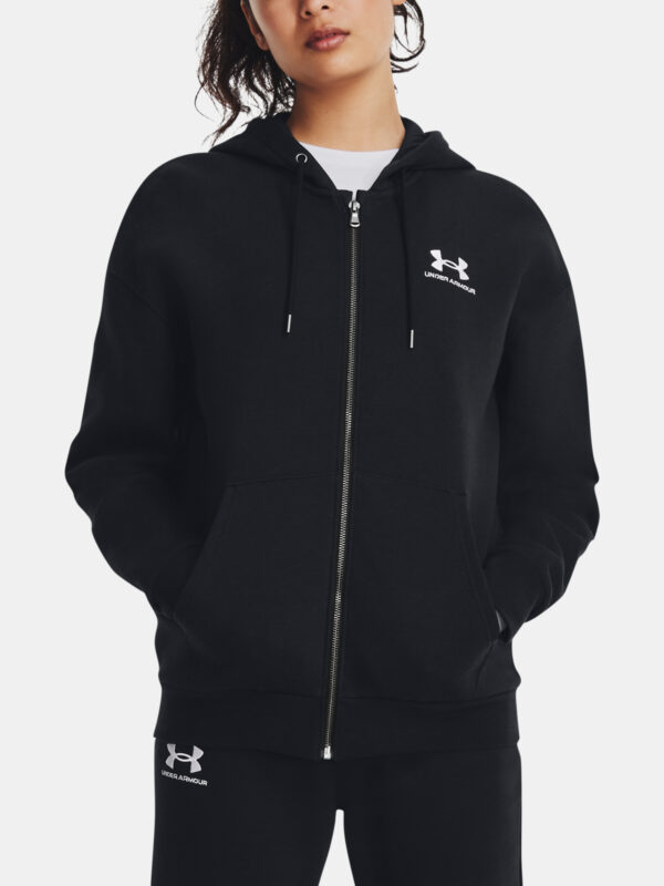 Under Armour Sweatshirt Essential Fleece FZ-BLK - Women