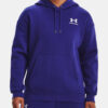 Under Armour Sweatshirt Essential Fleece Hoodie-BLU - Women