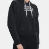 Under Armour Sweatshirt Essential Script Hoodie-BLK - Women