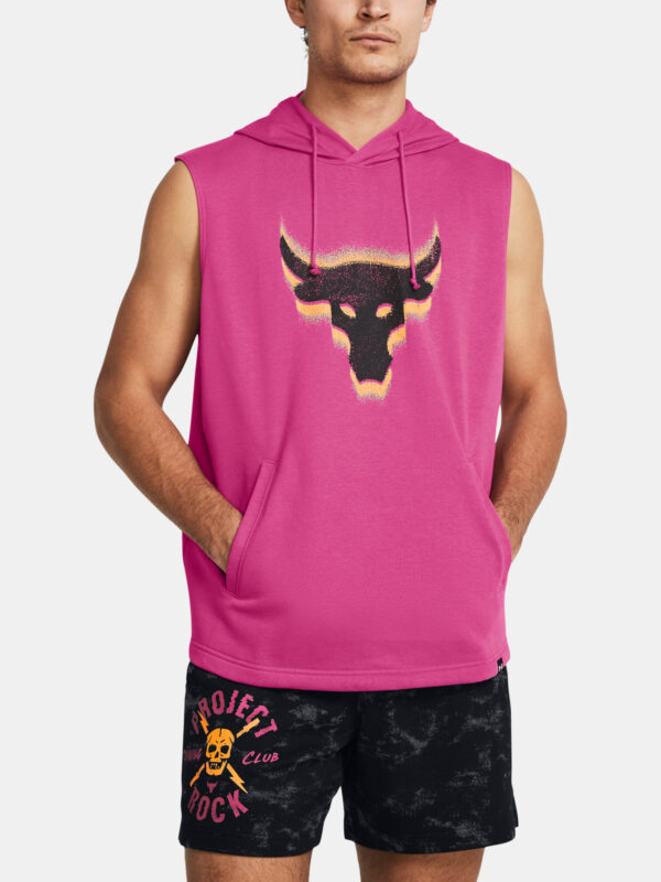 Under Armour Sweatshirt Pjt Q2 Payoff SL Flce HD-PNK - Men's