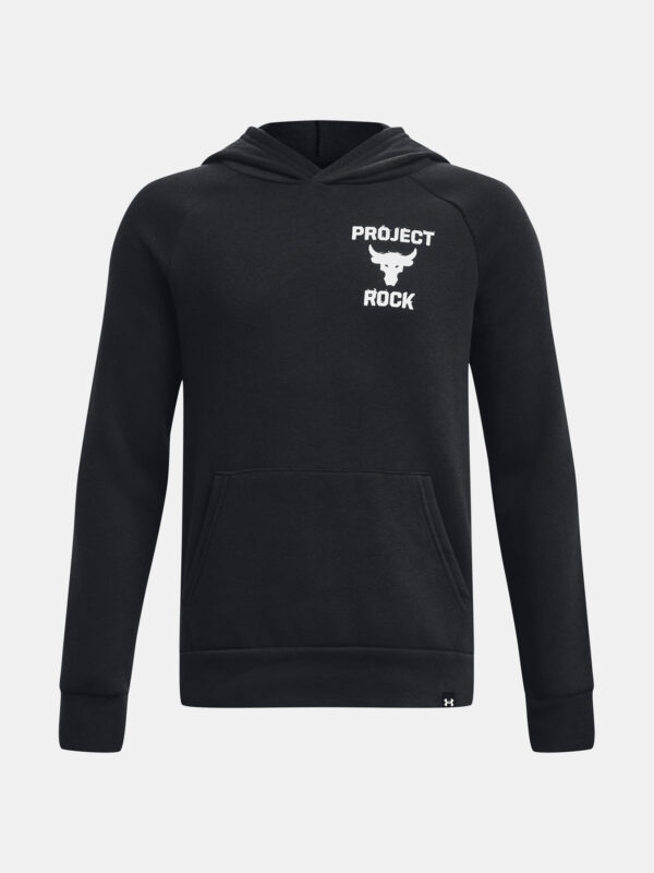 Under Armour Sweatshirt Pjt Rck Boys Rvl Flc Hdy-BLK - Boys