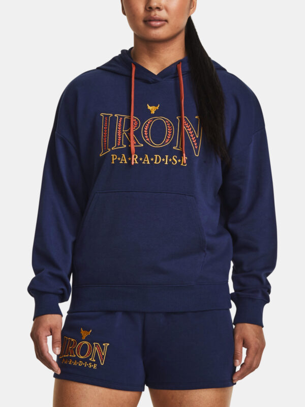 Under Armour Sweatshirt Pjt Rck Everyday Terry Hdy-BLU - Women's