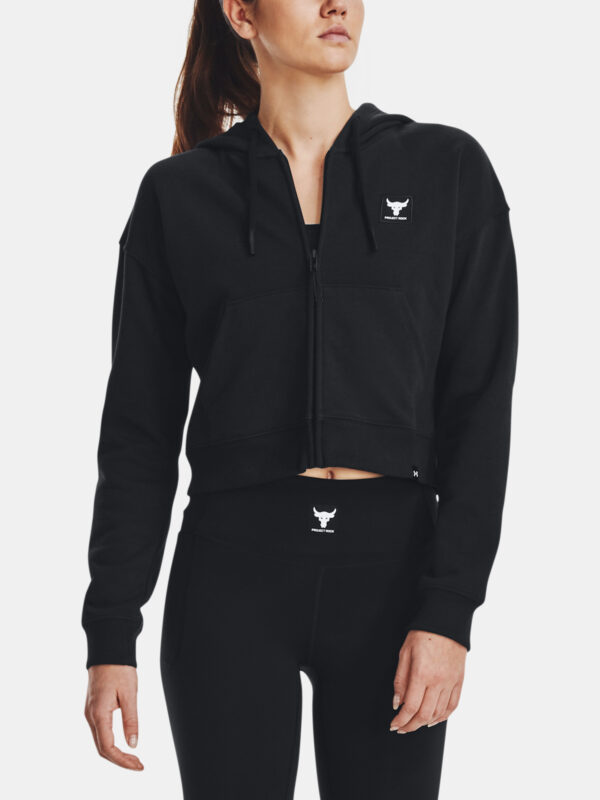 Under Armour Sweatshirt Pjt Rck HW Terry FZ-BLK - Women's