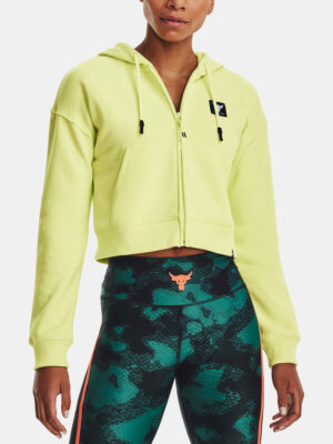 Under Armour Sweatshirt Pjt Rck HW Terry FZ-GRN - Women's Under Armour Sweatshirt Pjt Rck HW Terry FZ-GRN - Women's