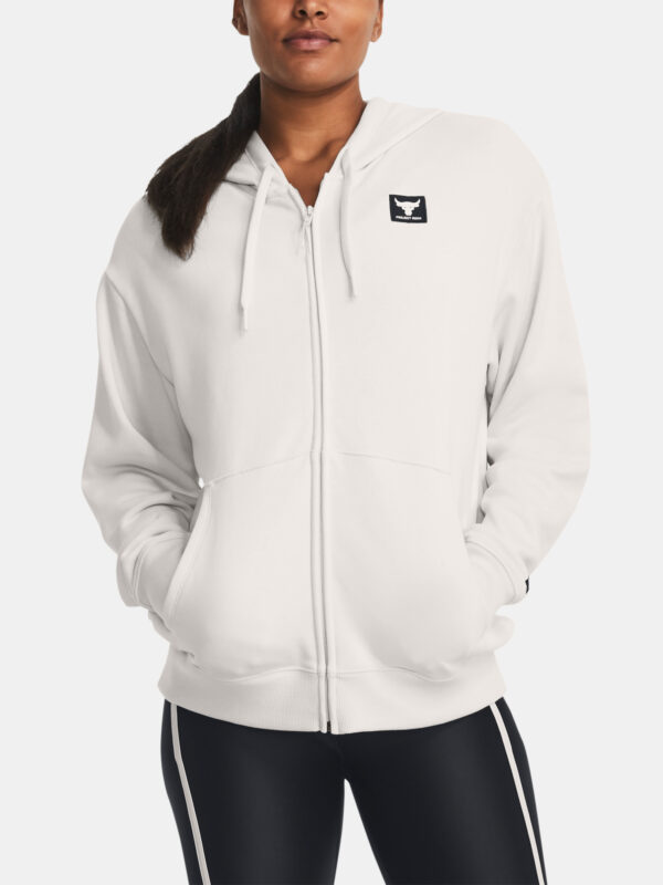 Under Armour Sweatshirt Pjt Rck HW Terry FZ OS-GRN - Women's