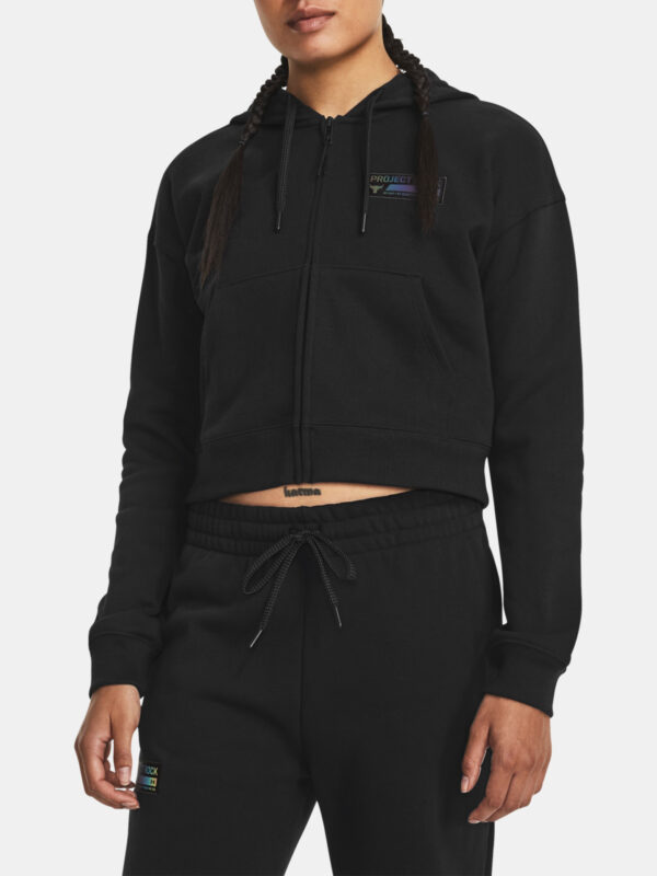 Under Armour Sweatshirt Pjt Rck HW Terry FZ Q4-BLK - Women's