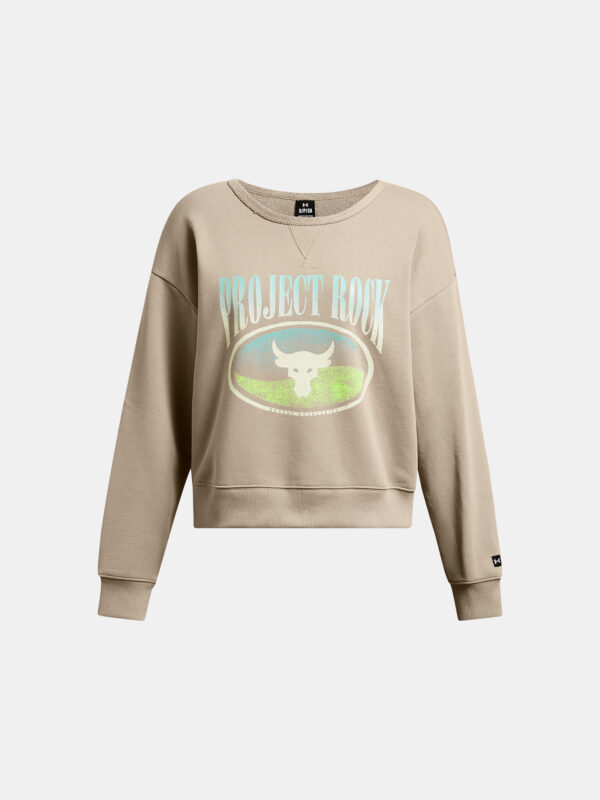 Under Armour Sweatshirt Pjt Rck HW Terry LS Q1-BRN - Women's