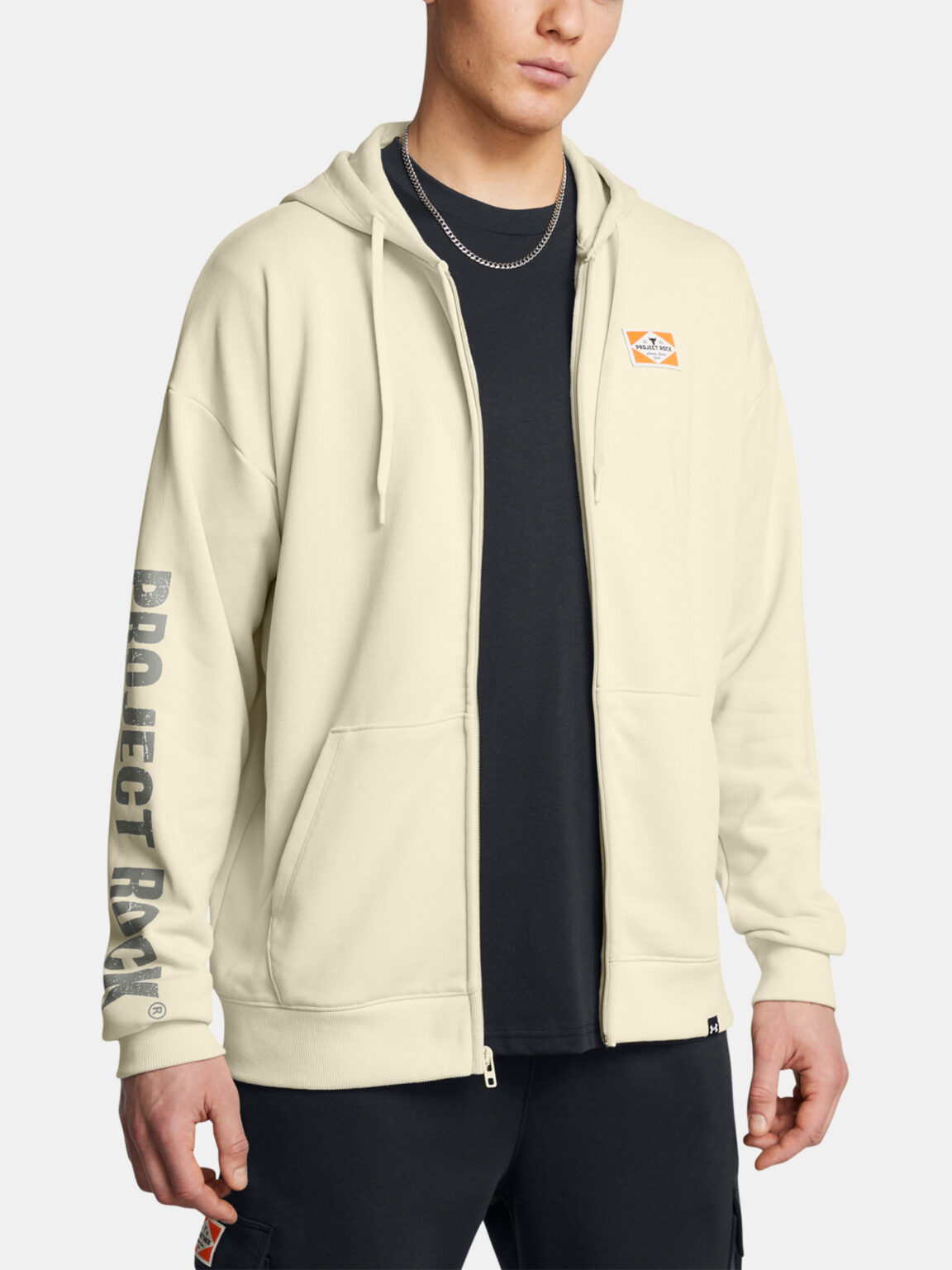 Under Armour Sweatshirt Pjt Rck HWT FZ Tools-BRN - Men's