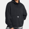 Under Armour Sweatshirt Pjt Rck Half Zip Pullover-BLK - Women's