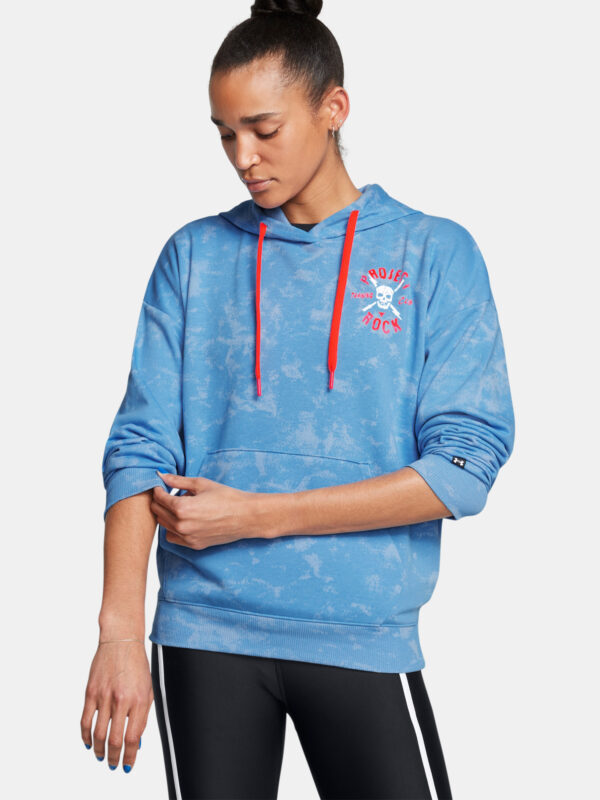 Under Armour Sweatshirt Pjt Rck W Udrground Terry HD-BLU - Women's