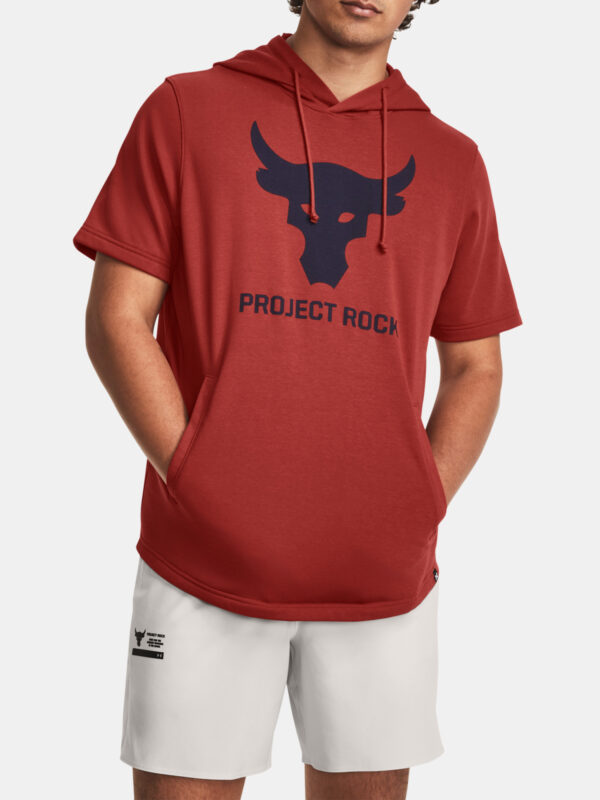 Under Armour Sweatshirt Pjt Rock Terry SS HD-RED - Men's