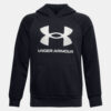 Under Armour Sweatshirt RIVAL FLEECE HOODIE-BLK - Boys