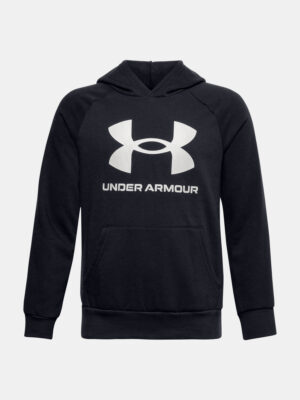 Under Armour Sweatshirt RIVAL FLEECE HOODIE-BLK - Boys