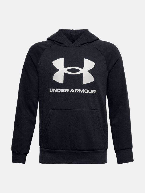Under Armour Sweatshirt RIVAL FLEECE HOODIE-BLK - Boys