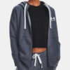 Under Armour Sweatshirt Rival Fleece FZ Hoodie-GRY - Women